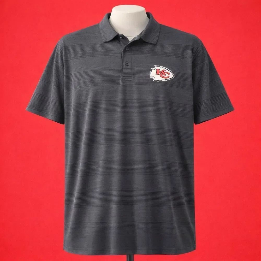 Nike Dri-Fit Kansas City Chiefs SS Polo Shirt XXLT 2XLT Tall